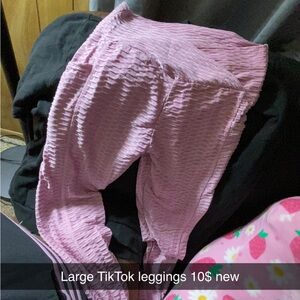 Pink Women Leggings
